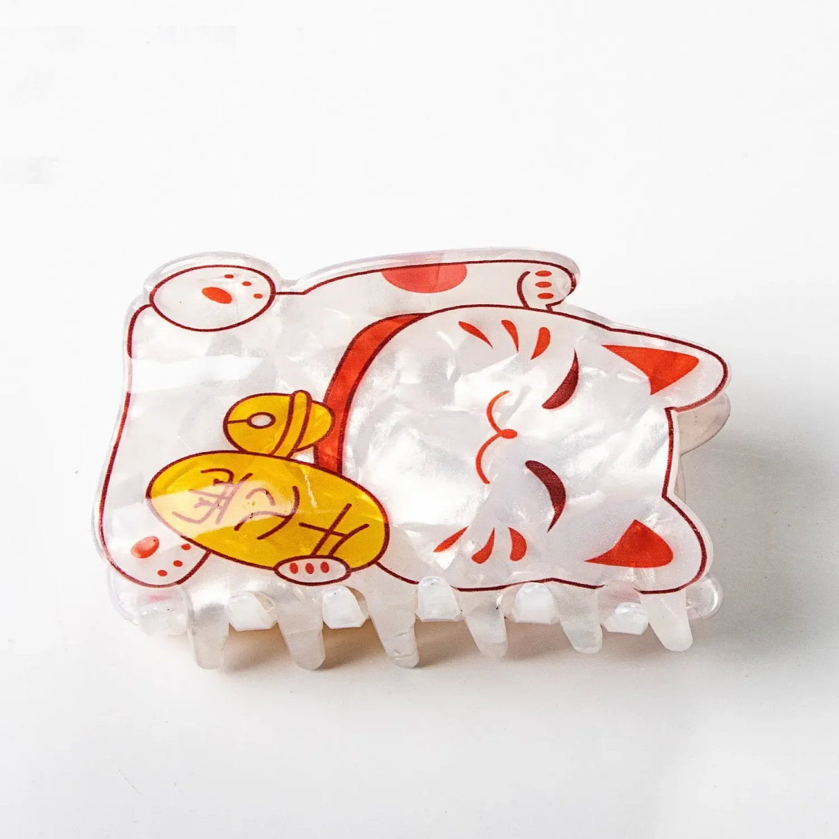 Muweordy New Fortune Cat Hair Clips Cartoon Claw