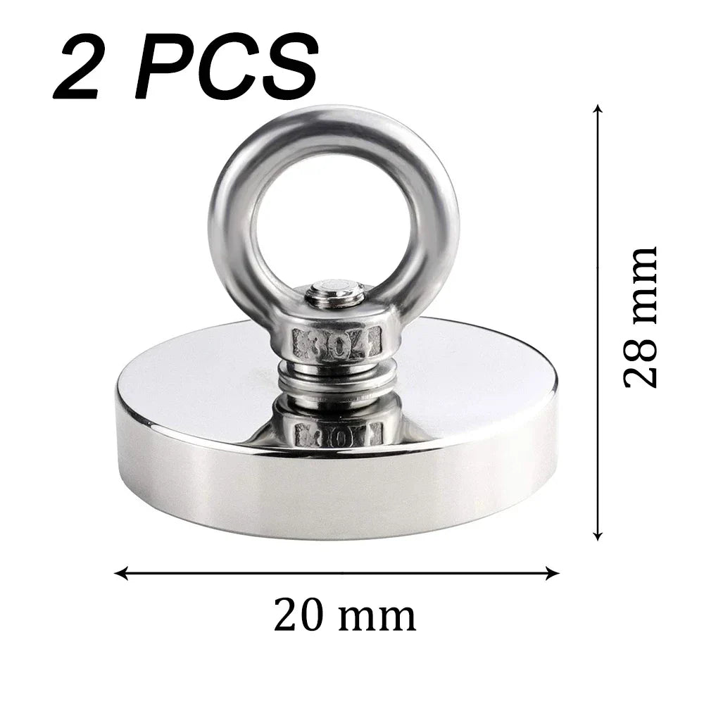 Super Strong Neodymium Fishing Magnet Hook N52 Heavy