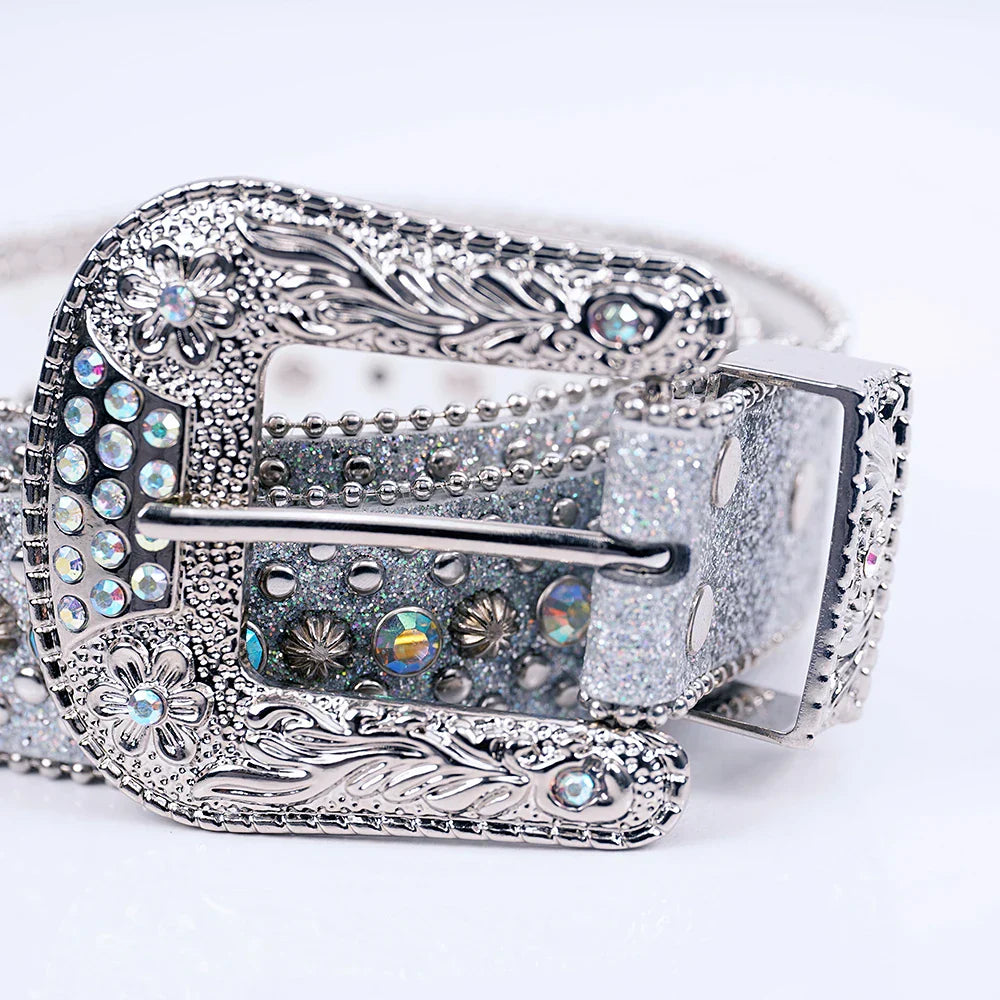 Women's Jeans Rhinestone Large Size Belt Men's Belt