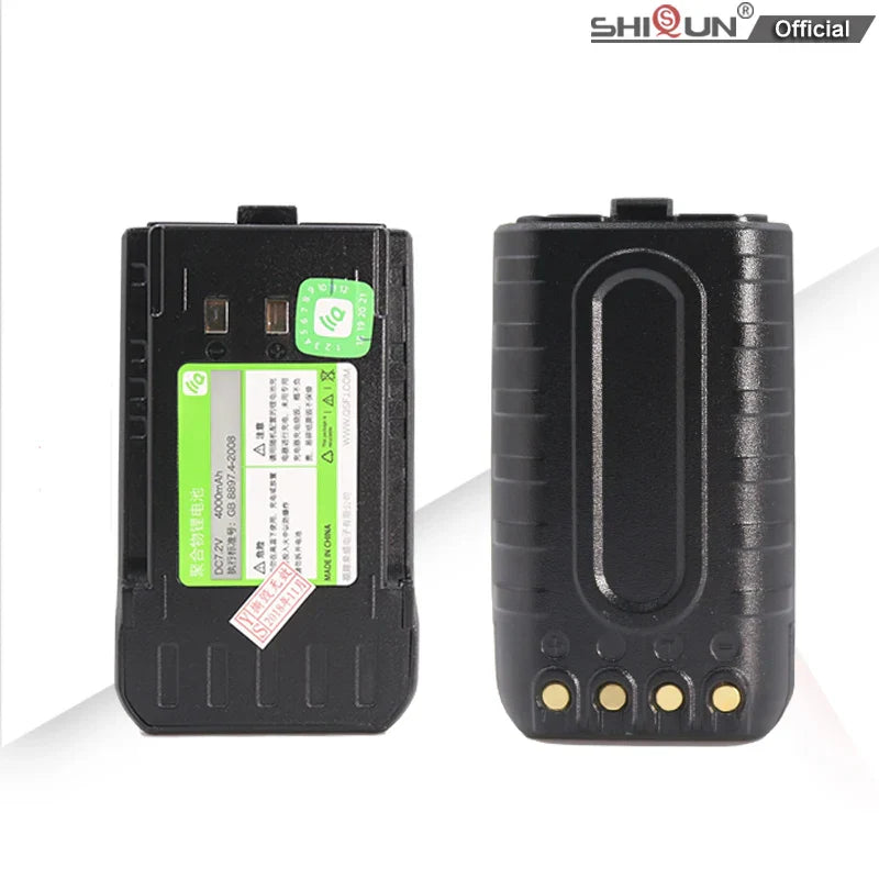 TG-UV2 PLUS Li-ion Battery QuanSheng Walkie Talkie DC