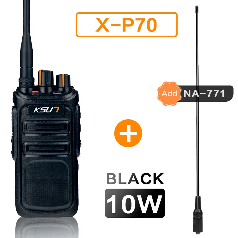 10W Walkie Talkie UHF Radio Handheld Walkie-Talkie Two-way