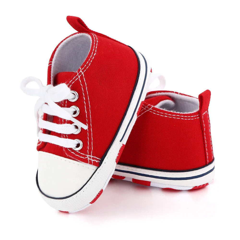 Baby Canvas Classic Sports Sneakers Newborn Baby Boys