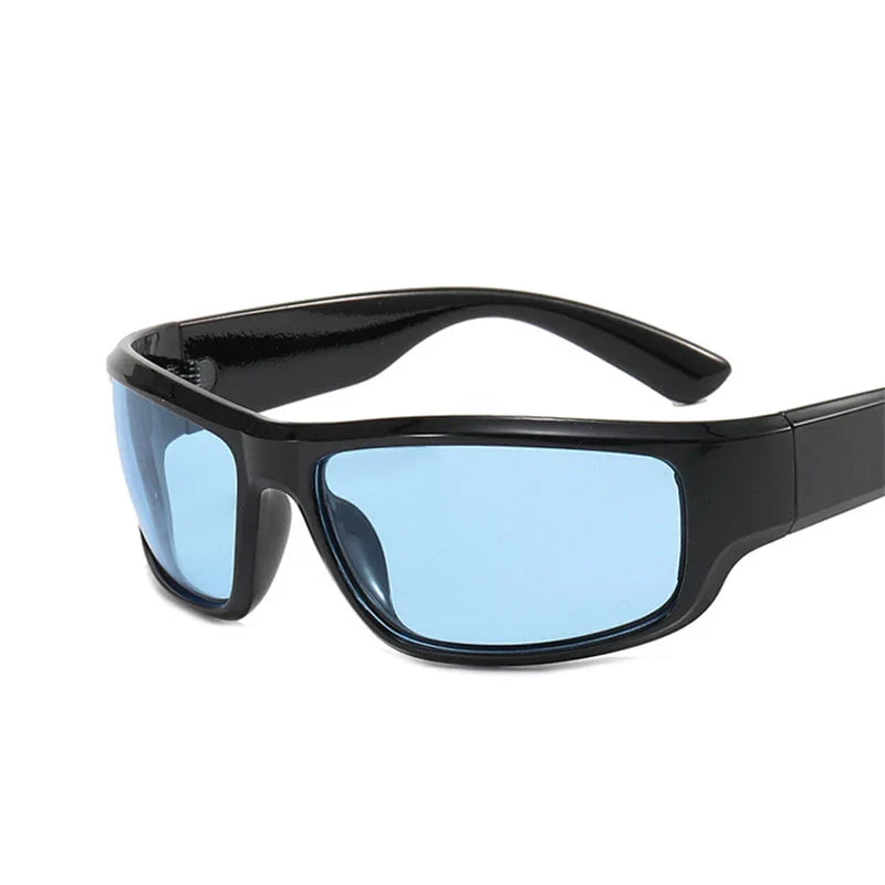 New Green Sport Sunglasses Men Women Retro Punk