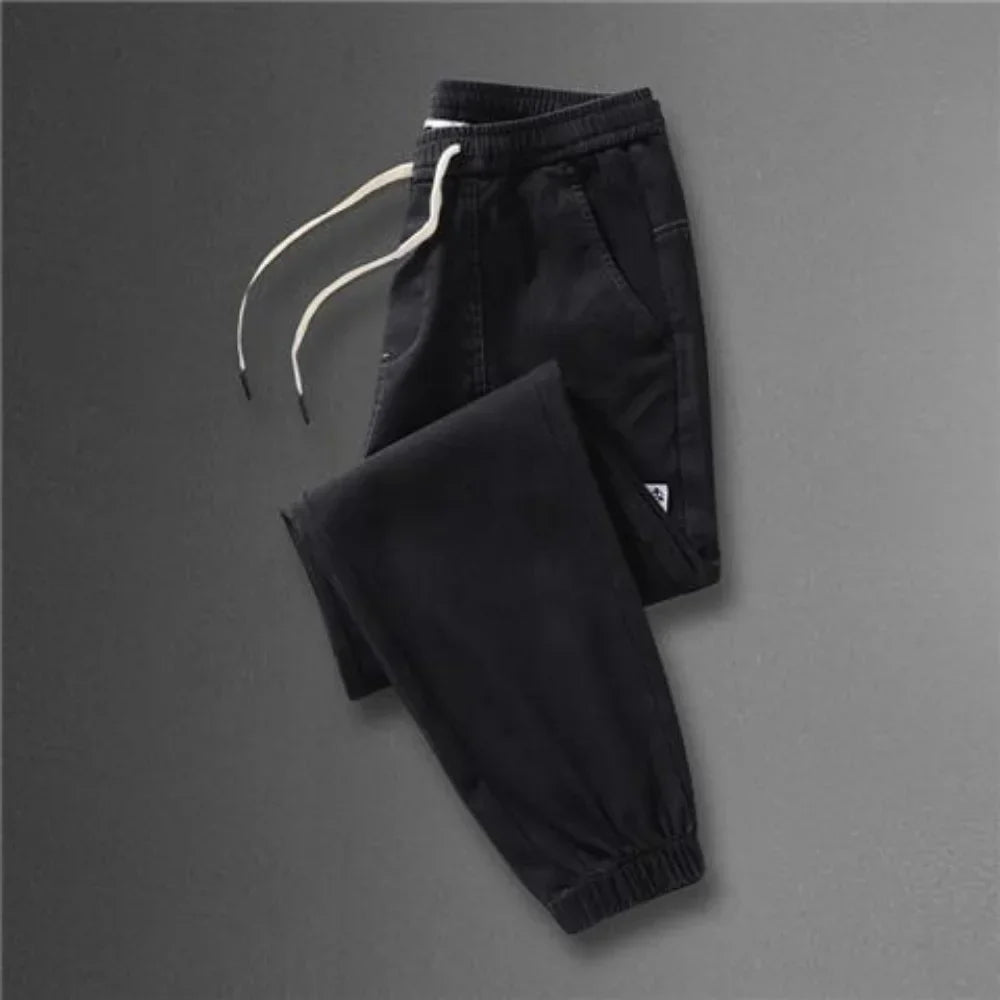 Japan Korean Fashion Men Wide Leg Jeans New
