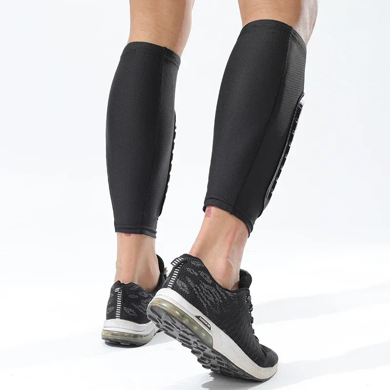 Sports Football Shin Guards Compression soccer Sleeves Honeycomb