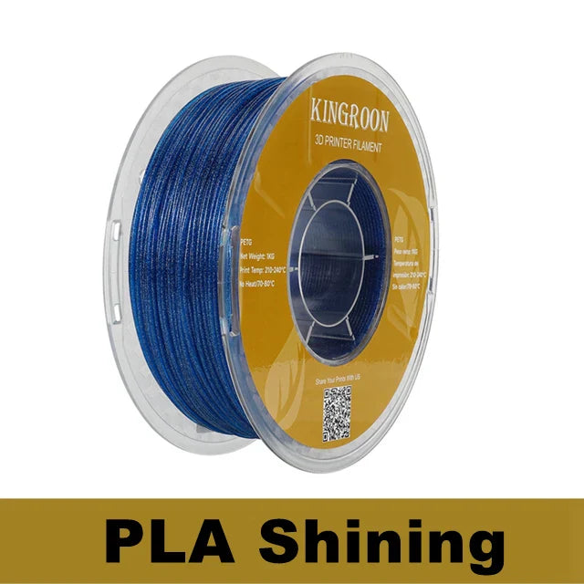 KINGROON 3D Printer Filament Glitter Shining Bling PLA
