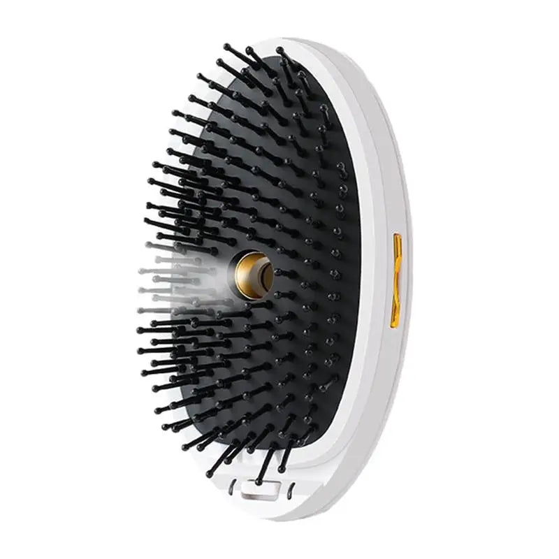 Hair Smoothing Straightening Brush Spray Steam Scalp Massage