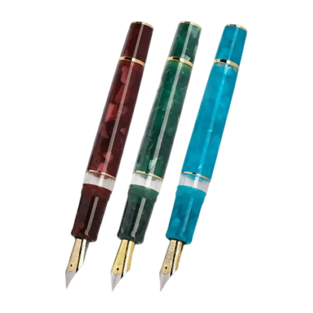 Hongdian N1S acrylic retro fountain pen piston 0.5mmEF