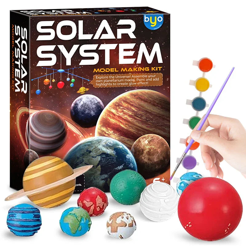 Solar System Model DIY Planet Toys Child Science