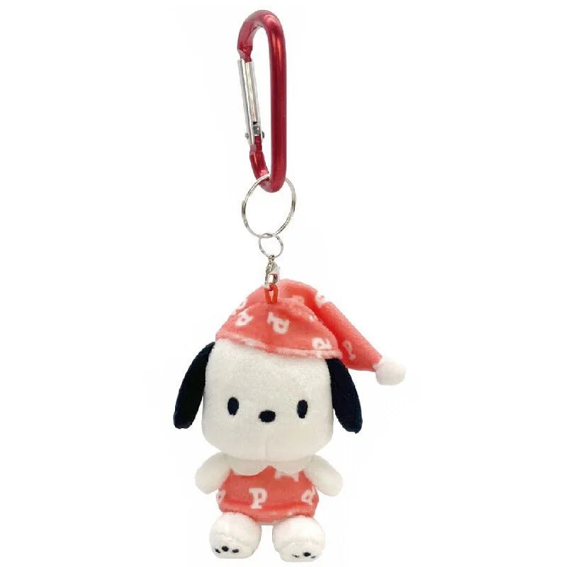 Kawaii Sanrio Plush Pajamas Keychain Hello Kitty Kuromi