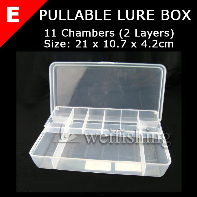 1PC Fishing Accessories Plastic Fishing Lure Box /