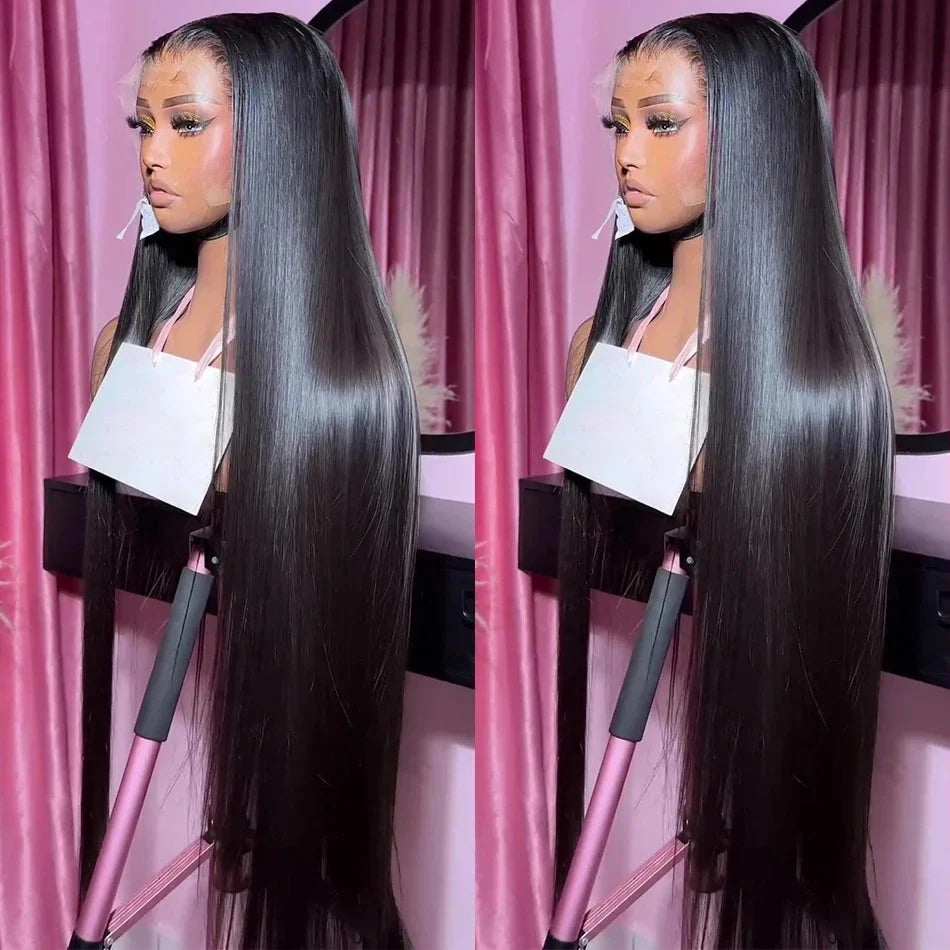 30 Inch Lace Front Wig Brazilian Bone Straight