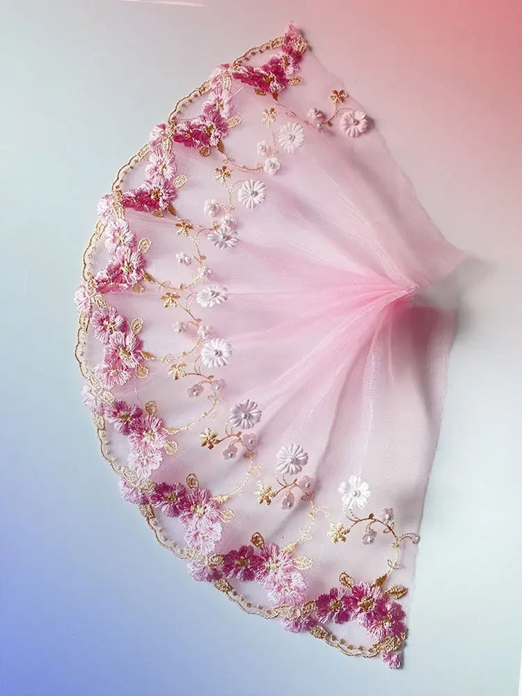 11/17.5cm Wide Mesh Tulle Beaded Embroidery Guipure Lace