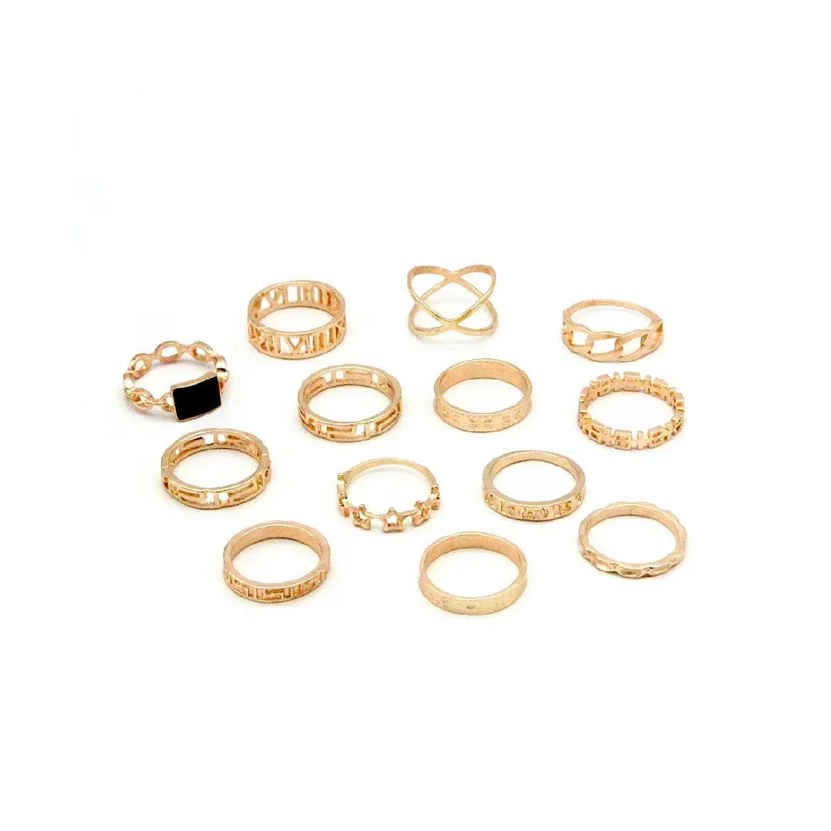 30PcsLot Vintage Rings for Women Gem Snake Spider