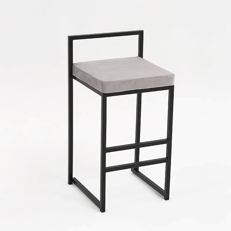 Reinforce Counter Bar Stool Metal Nordic Design European