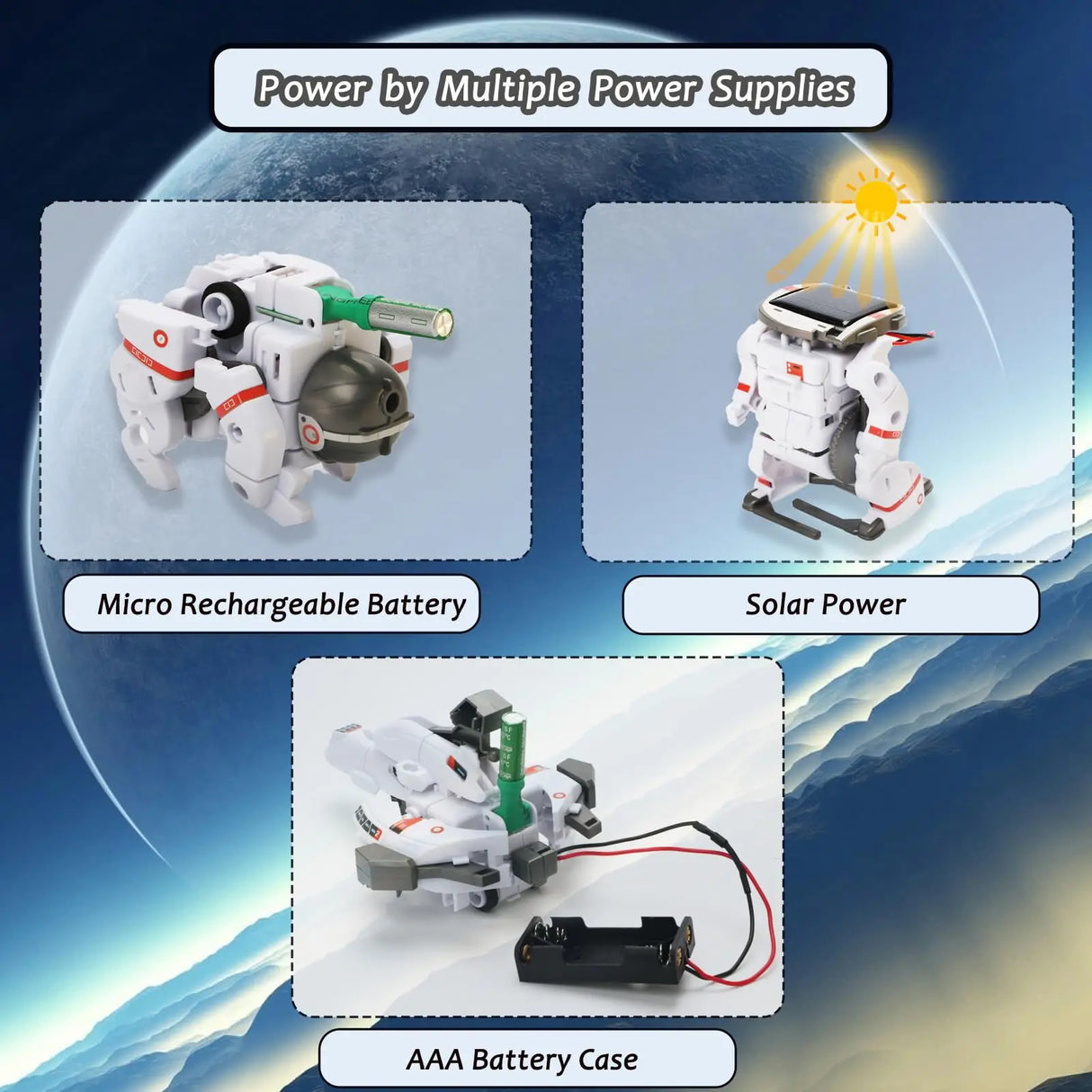 Solar Robot Educational Toys Technology Science Kits Learning