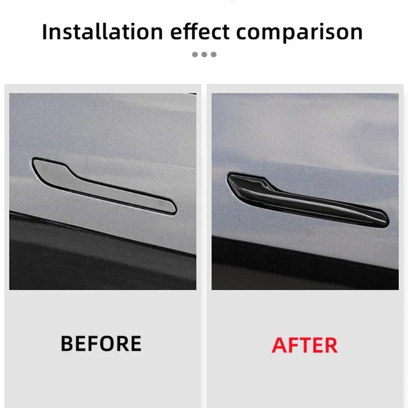 4PCS Car Antifreeze Door Handle Sticker for New