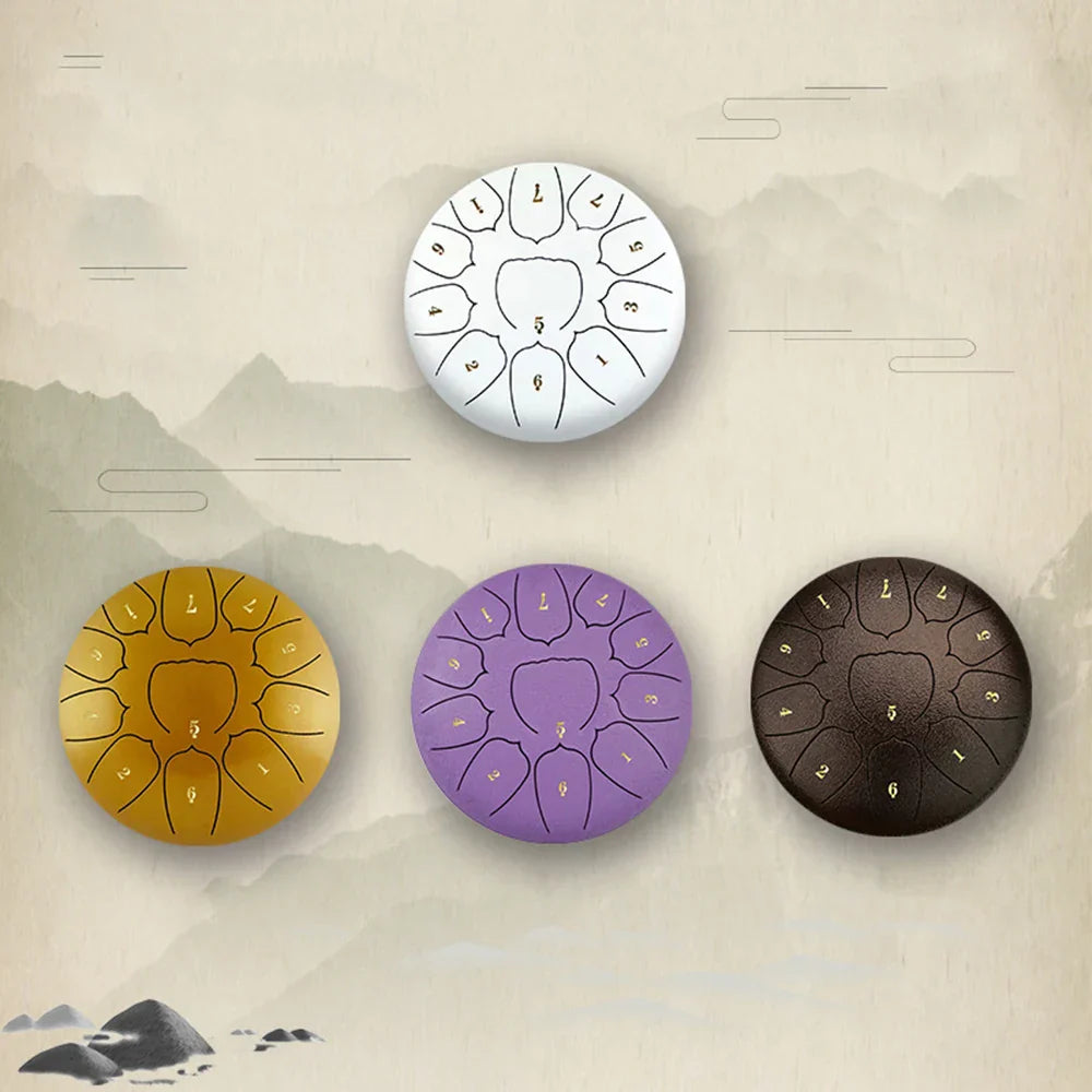 6 inch 11 Tone Steel Tongue Drum Hand