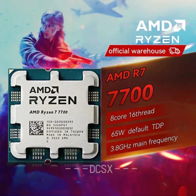 AMD Ryzen 7 7700 Novo CPU Processor R7