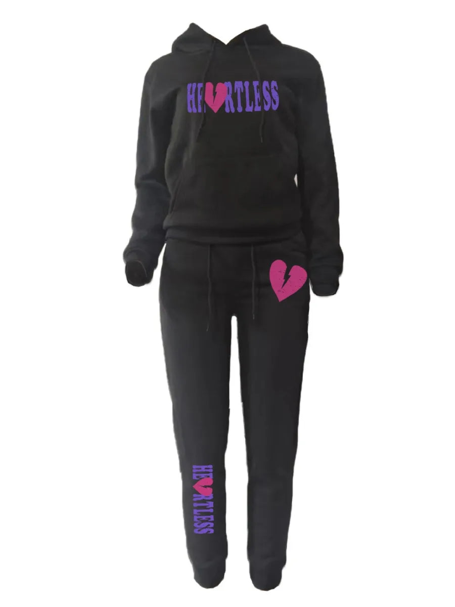 LW Plus Size womens matching tracksuit set Letter