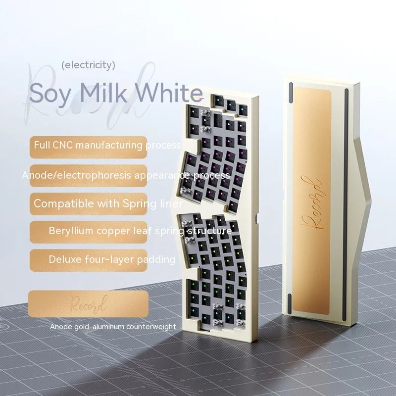 WEIKAV RECORD Mechanical Keyboard Aluminium Kits Hot Swap
