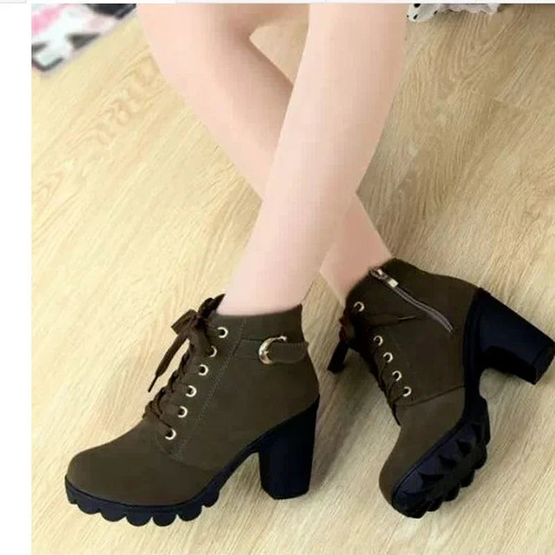 New Women autumn Winter Snow Boots Thick bottom