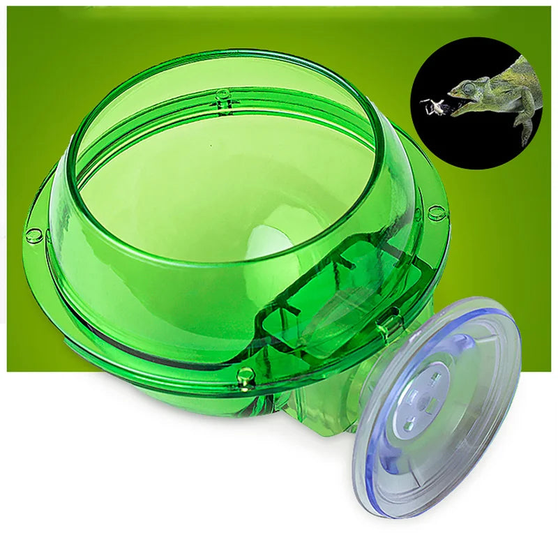 Reptile Feeder Chameleon Feeding Food Bowl Water Dish
