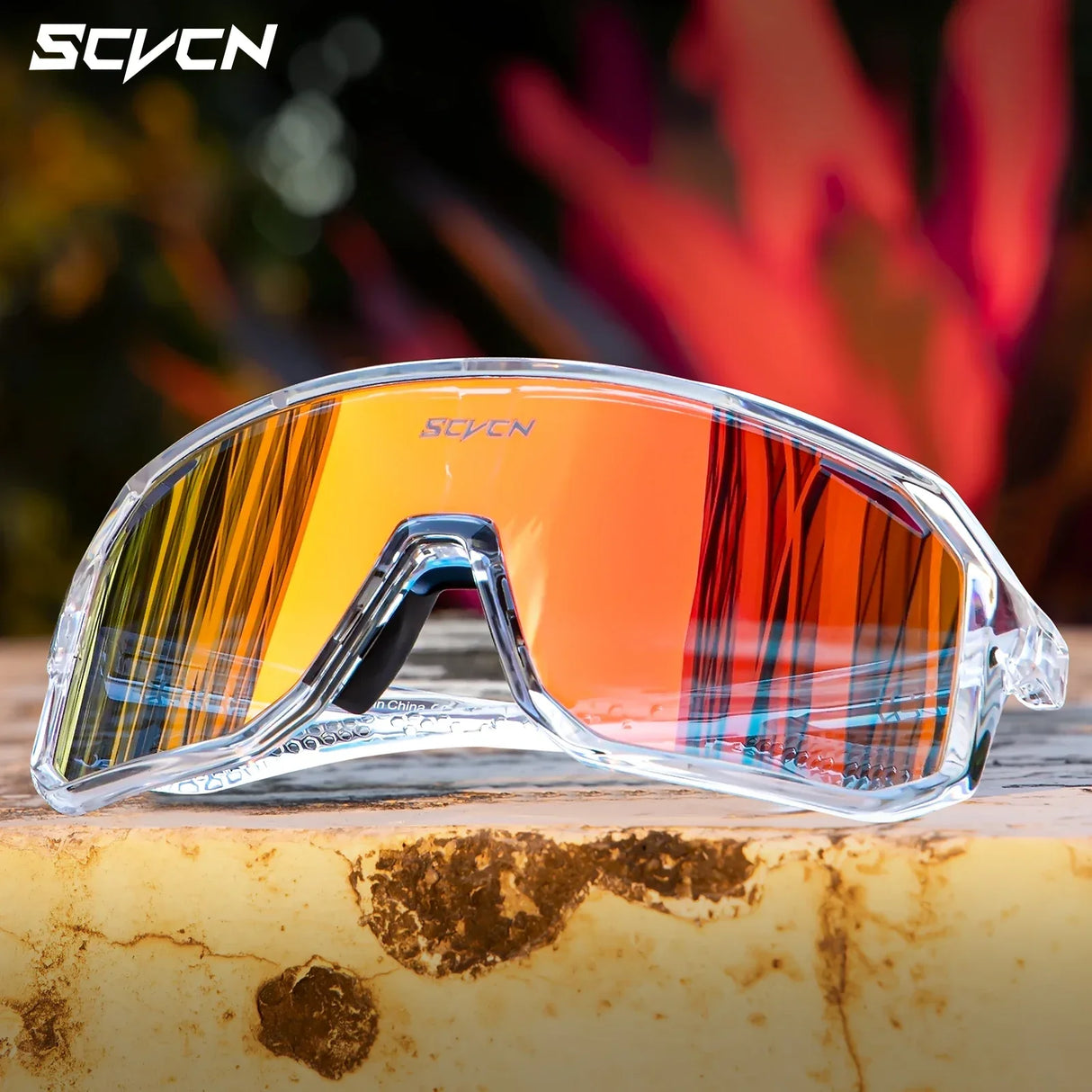 SCVCN-Sunglasses for Men Sport Cycling Glasses Bike Mountain