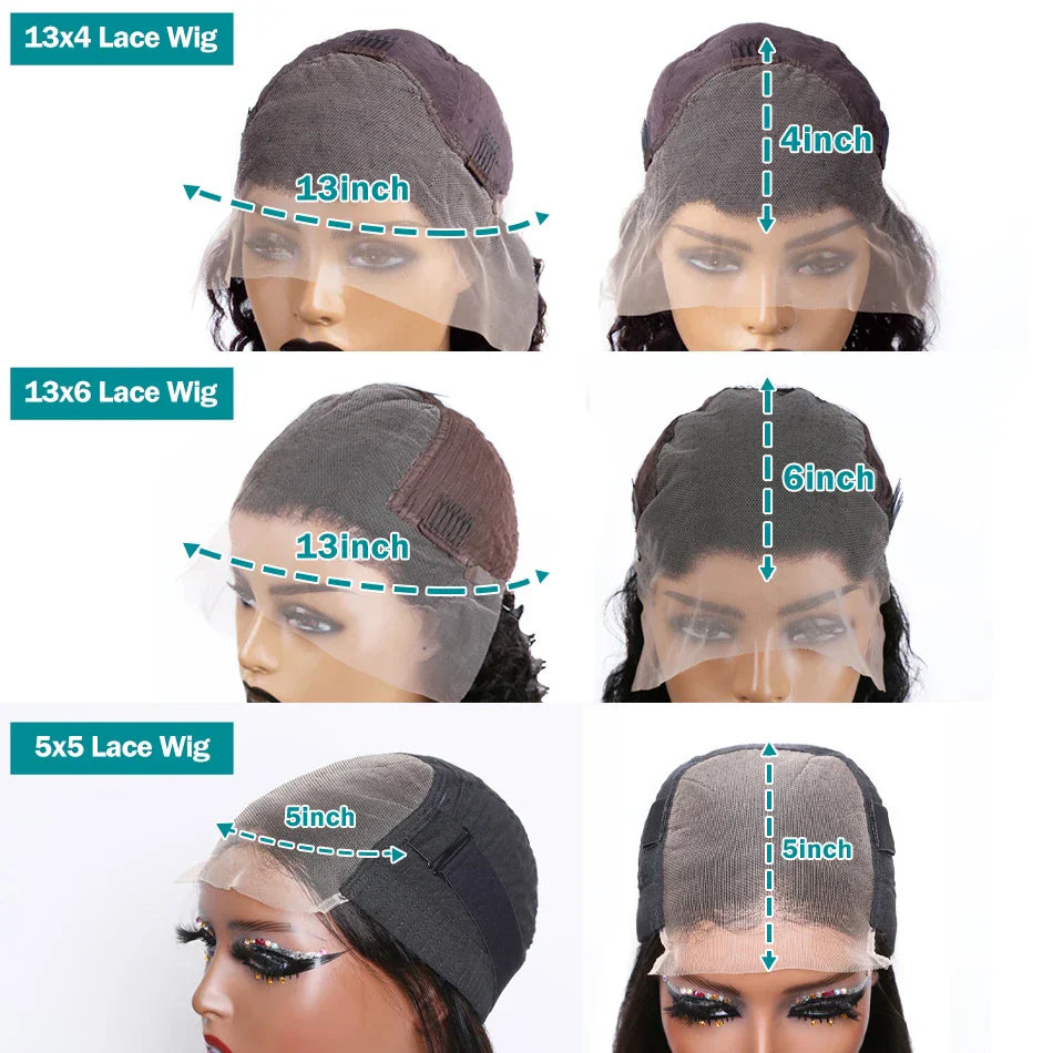 Wiginside 13X4 13X6 Lace Frontal Closure Deep Wave