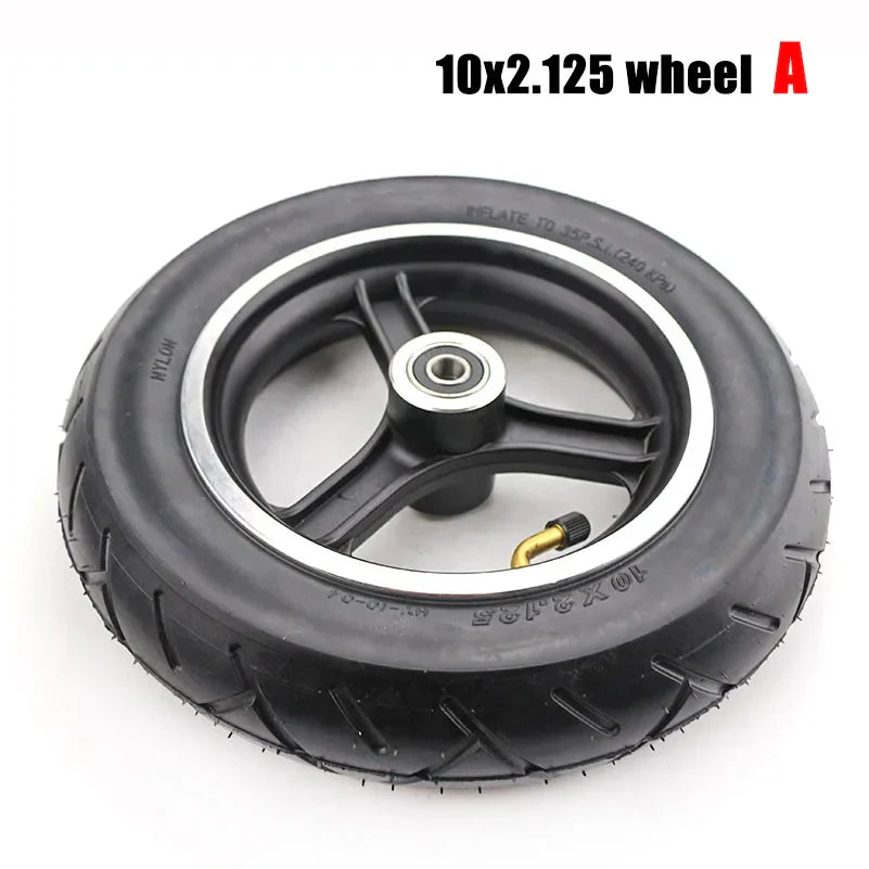 10x2.125 / 10x2.5 Inch Wheel Hub Electric Scooter Explosion-Proof Tire Set