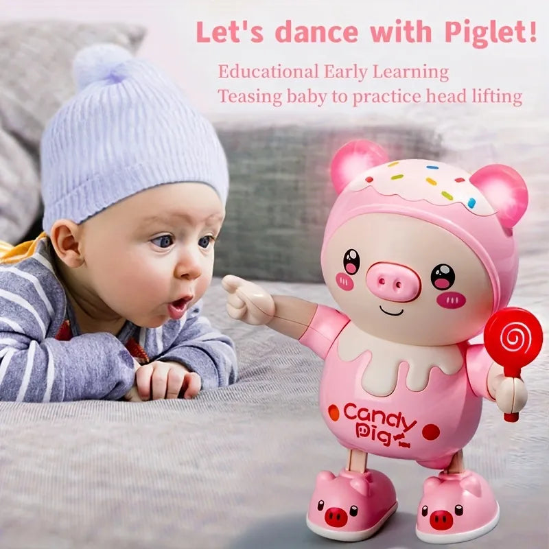 Upgraded Electronic Pets Pig Dancing Toy Doll, Electric