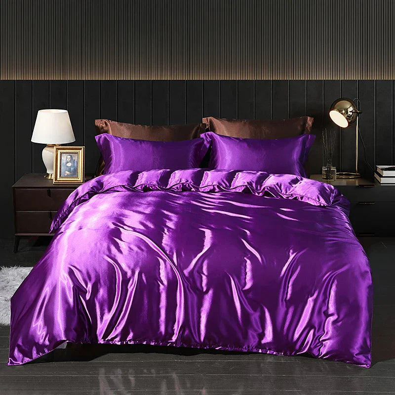 Luxury Gold Mulberry Silk Bedding Set Comforter Quilt