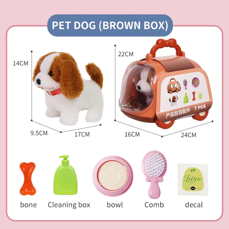 Children's Bunny Puppy Pet Electric Stuffed Toy Girl