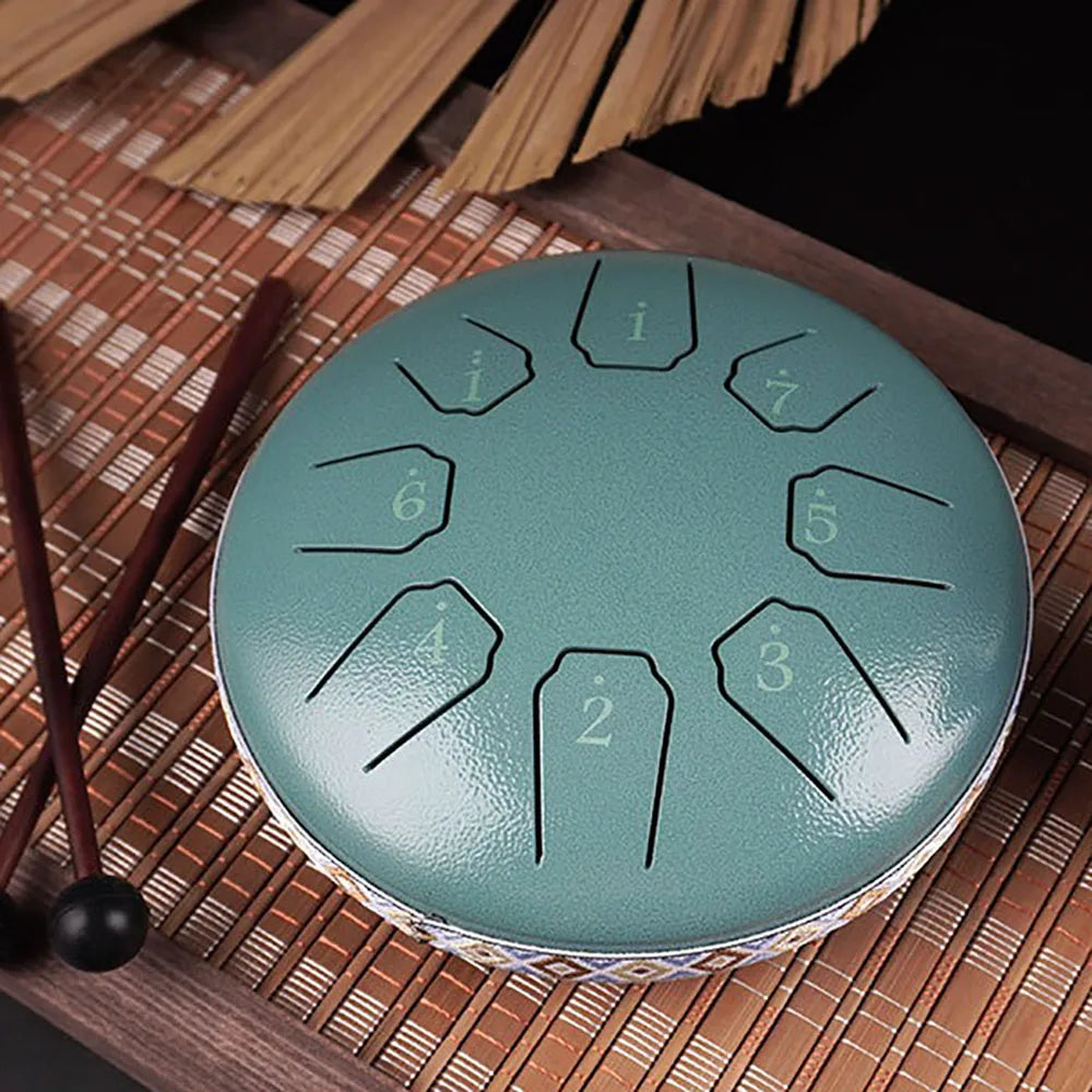Tongue Drum 6 Inch 8 Tone Mini Ethereal