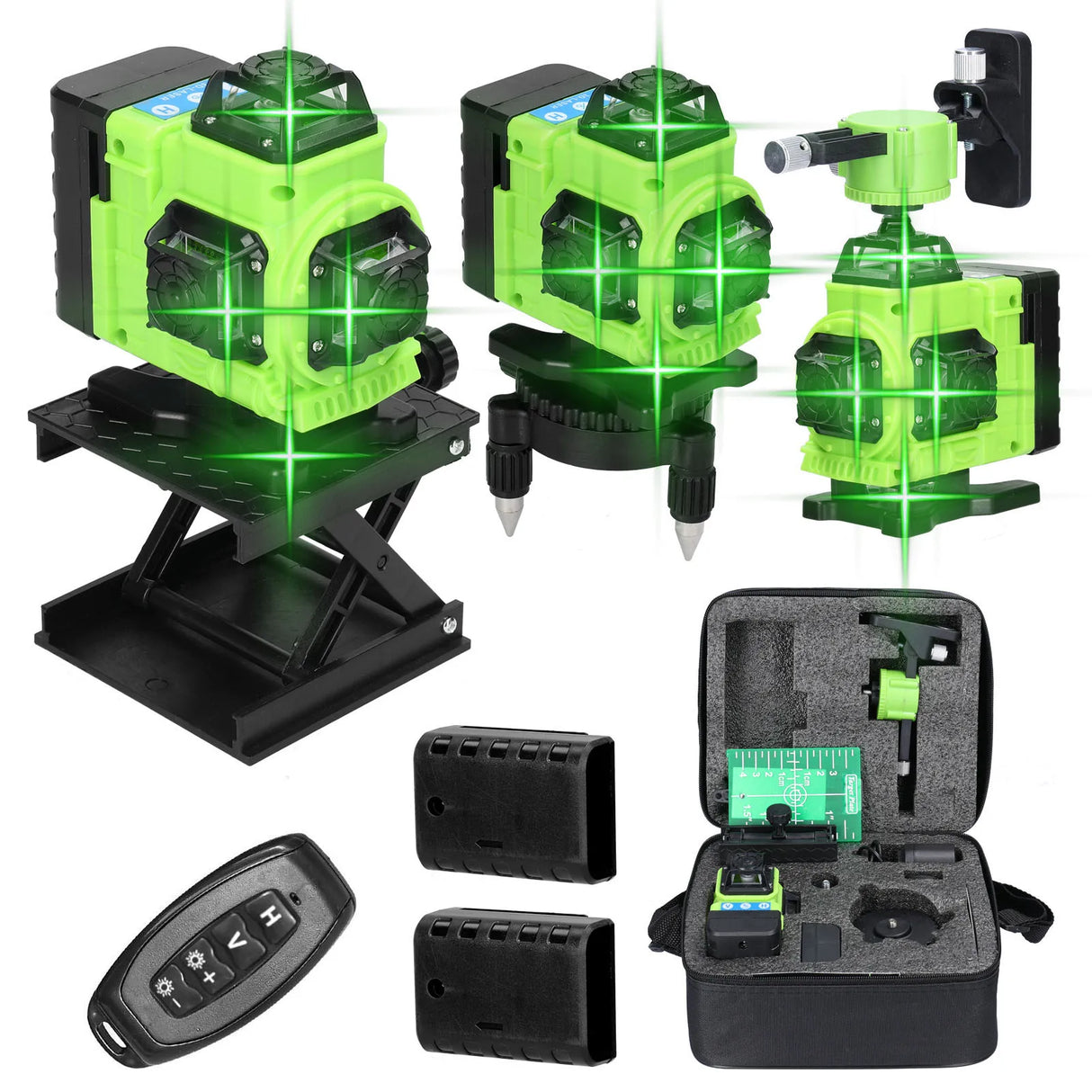 Multifunctional Laser Level 16/12 Lines Green Light Laser