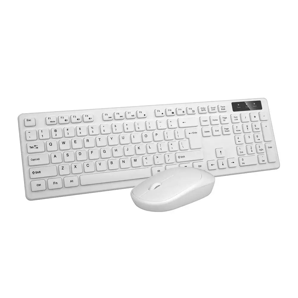 Bluetooth-compatible 2.4G Wireless Keyboard Mouse Combo Protable Mini