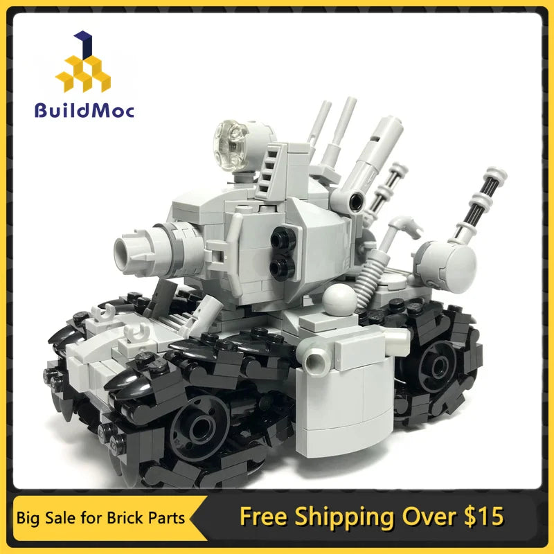 MOC Action Figure Metal Slug Tank SUPER Super