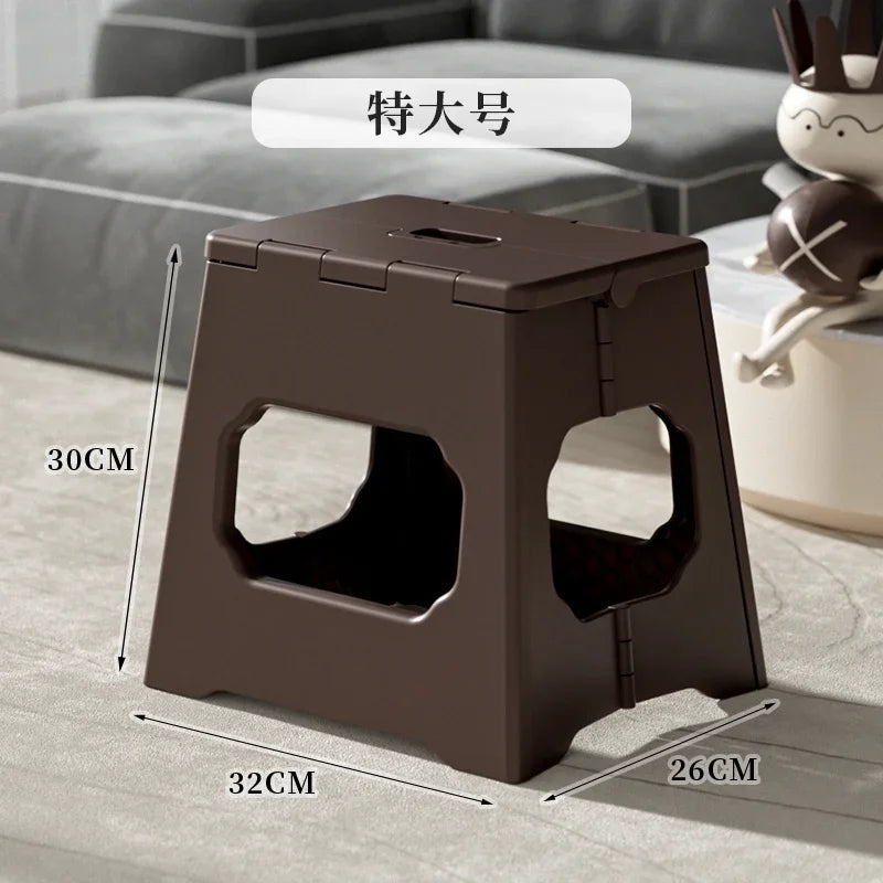 Plastic Foldable Bathroom Chair Shower Small Foot Minder