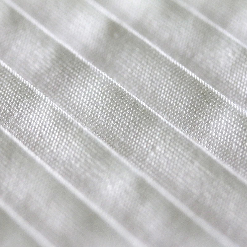 Width 17CM White Organ Pleated Singlelayer Pleated Wavy