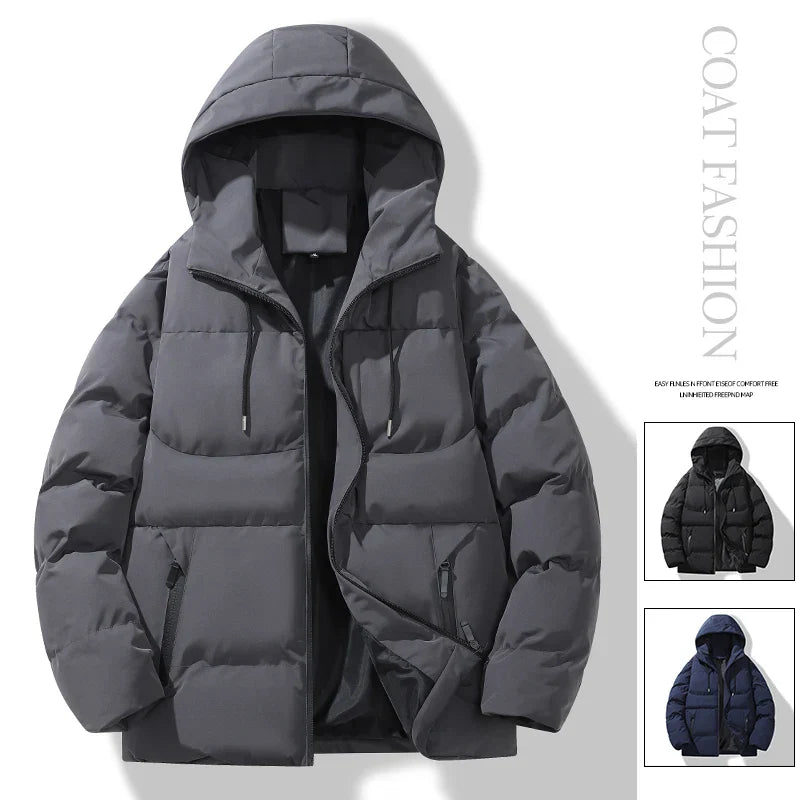 UETEEY Winter Windproof Warm Men Down Jacket Thicken