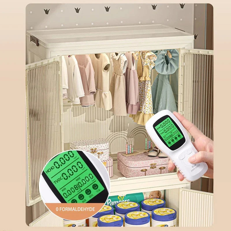 Baby clothes storage cabinet Free installation of baby