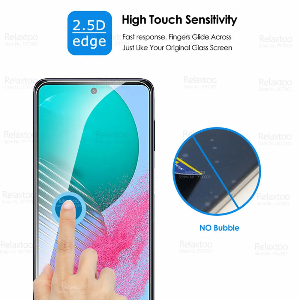 For Samsung Galaxy M54 5G Glass 3Pcs Protective