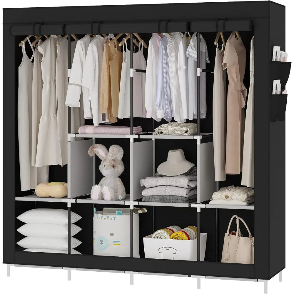 UDEAR Portable Closet Large Wardrobe Closet Clothes Organizer