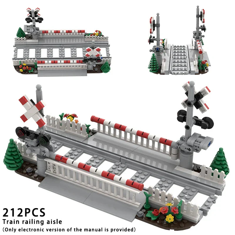 City Trains Train Rail Crossing Track Rails Soft