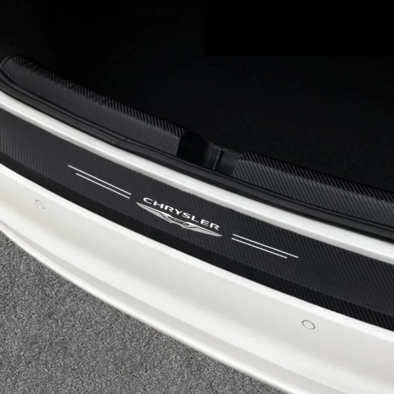 Car Door Sill Protector Carbon Fiber Threshold Decals