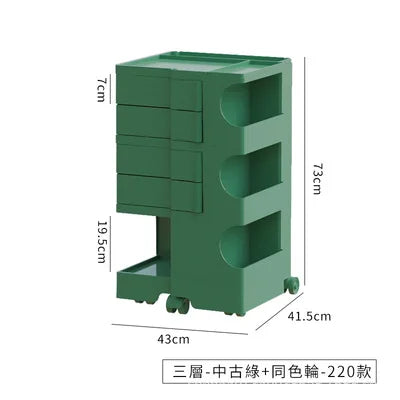 K-STAR Three-Layer Bedside Table Nordic Creative Furniture Net
