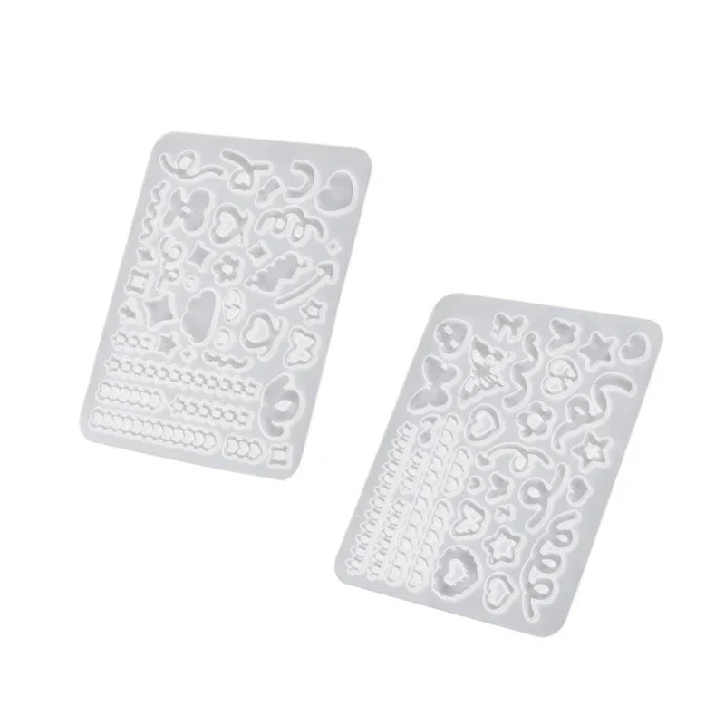 DIY Various Shapes Shaker Filler Silicone Mold Star