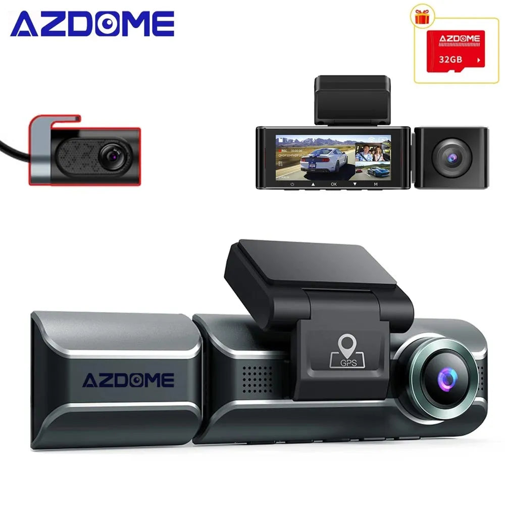 AZDOME M550 Pro Car DVR 4K Three Cameras