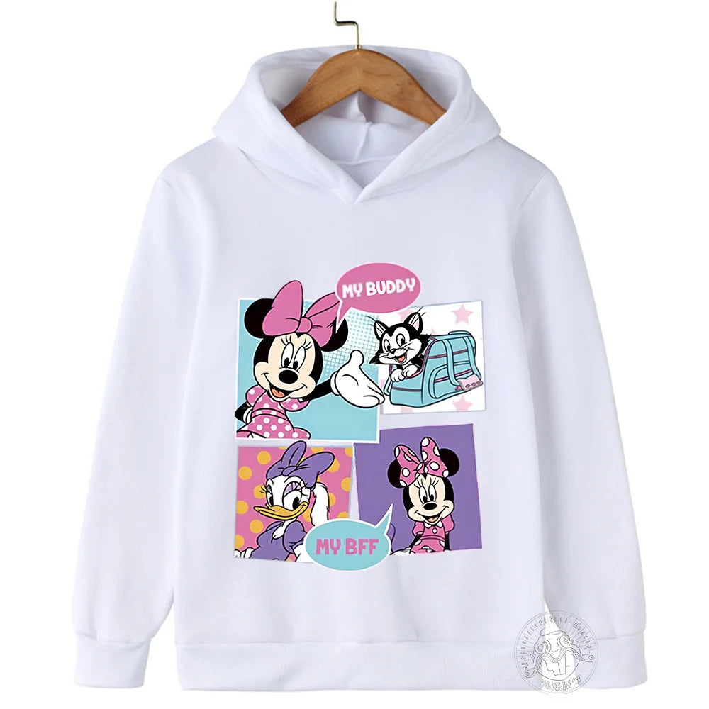 Sweatshirts Manga Anime Mickey Minnie Mouse Hoodie Kid