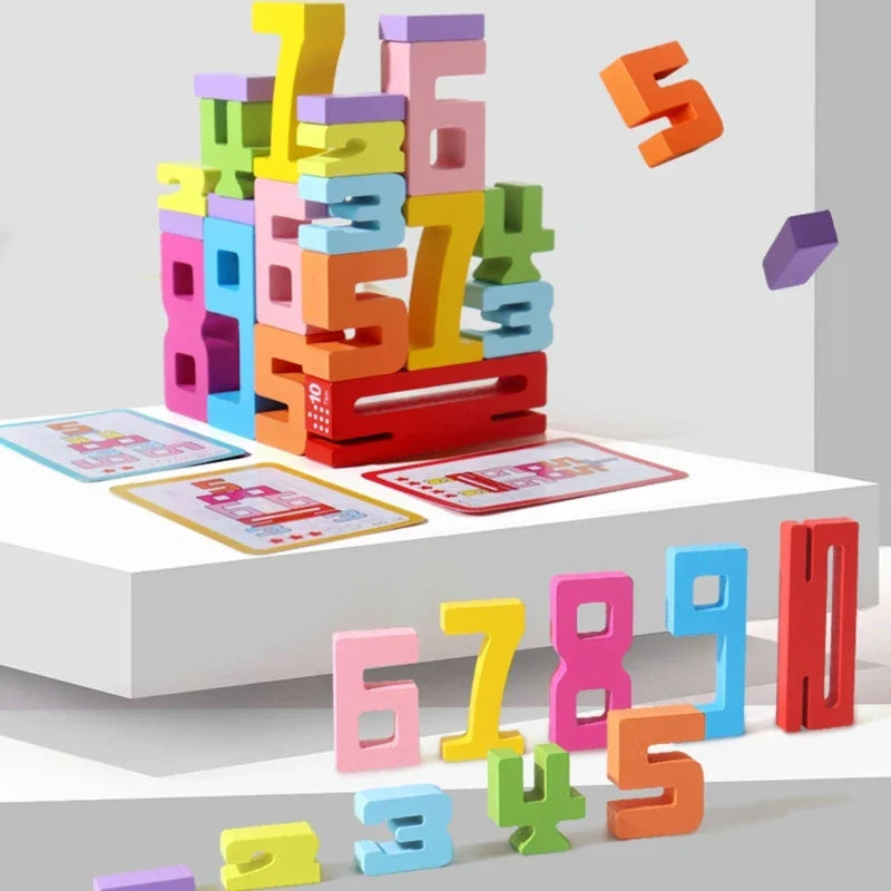 3D Digital Puzzle Number Building Block Set Baby